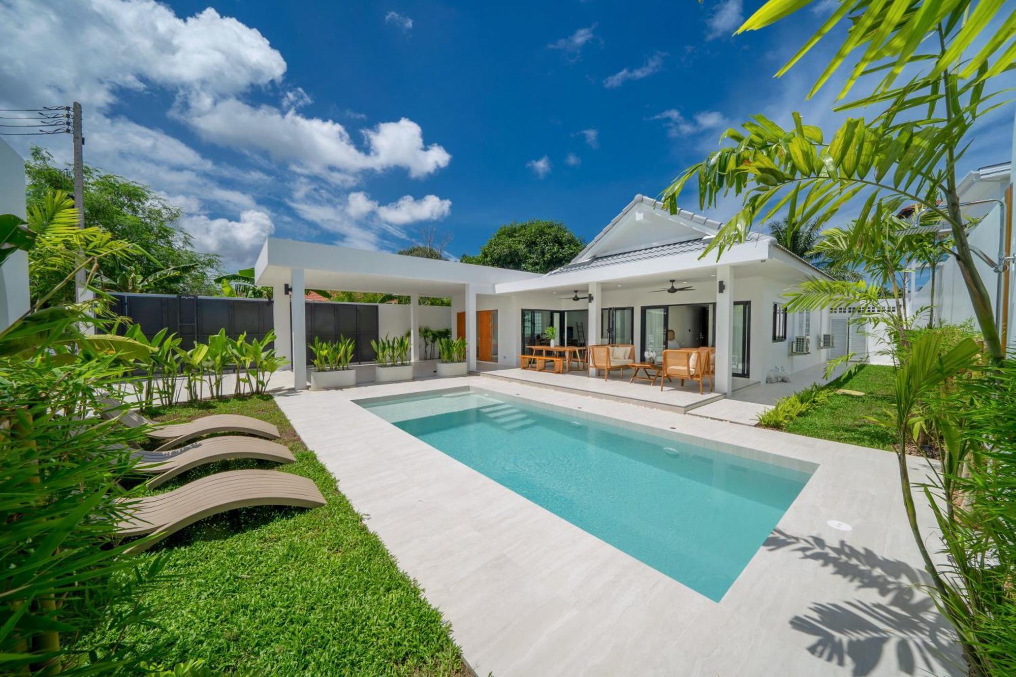 विला Brand New 4br Balinese Style Pool Kaia Just 5 Min Drive From Naiharn *